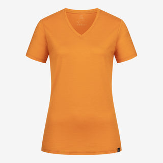 Merino T-Shirt V-Ausschnitt Damen - Kurkuma / 2XL Merino T-Shirt V-Ausschnitt Damen - Kurkuma / 2XL von TOM FYFE