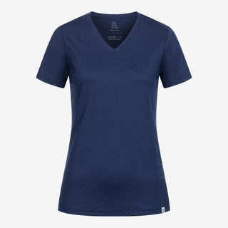 Merino T-Shirt V-Ausschnitt Damen - Marine / L Merino T-Shirt V-Ausschnitt Damen - Marine / L von TOM FYFE