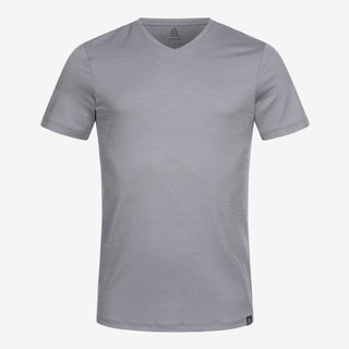 Merino T-Shirt V-Ausschnitt Herren - Hellgrau / L Merino T-Shirt V-Ausschnitt Herren - Hellgrau / L von TOM FYFE