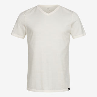 Merino T-Shirt V-Ausschnitt Herren - Wollweiss 200 / S Merino T-Shirt V-Ausschnitt Herren - Wollweiss 200 / S von TOM FYFE