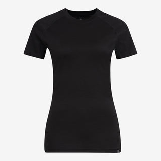 Merino Unterhemd Kurzarm Damen - Schwarz / 2XL Merino Unterhemd Kurzarm Damen - Schwarz / 2XL von TOM FYFE