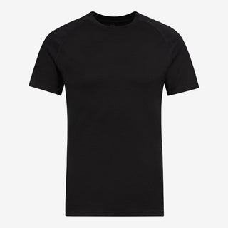 Merino Unterhemd Kurzarm Herren - Schwarz / S Merino Unterhemd Kurzarm Herren - Schwarz / S von TOM FYFE
