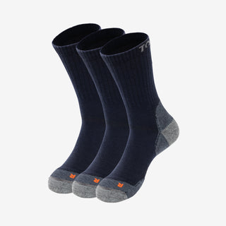 Merino Wandersocken Unisex - Marine / 35-38 / 3 Paar Merino Wandersocken Unisex - Marine / 35-38 / 3 Paar von TOM FYFE