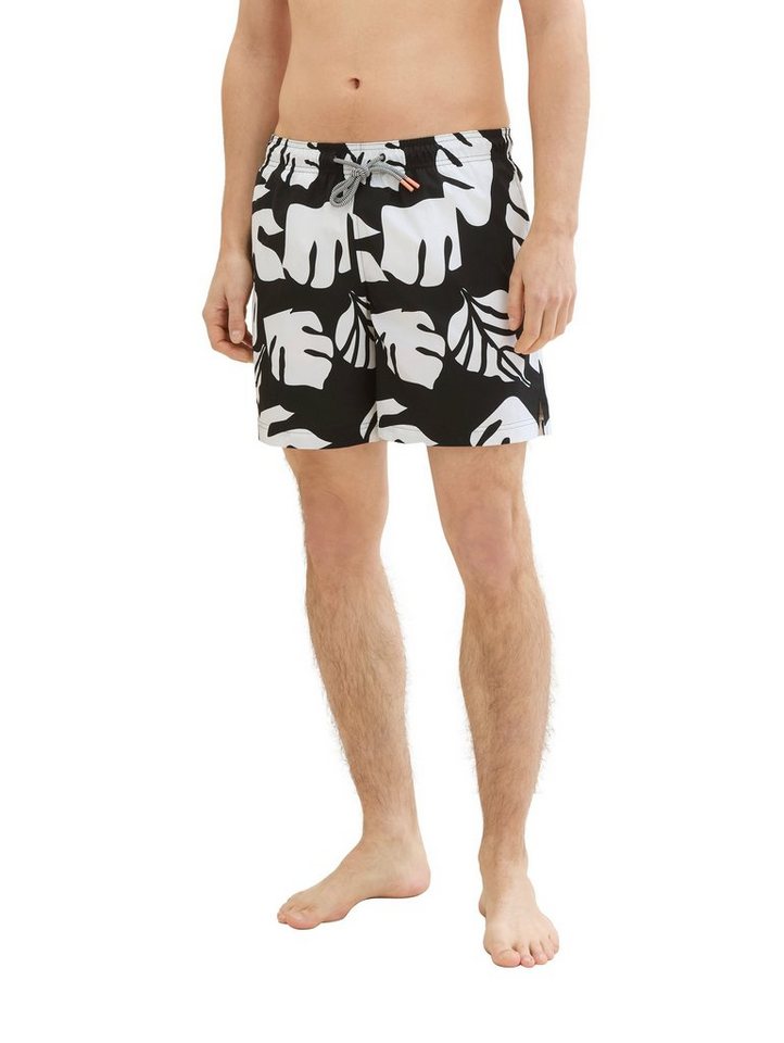 TOM TAILOR Denim Badeshorts gemustert mit Eingrifftaschen TOM TAILOR Denim Badeshorts gemustert mit Eingrifftaschen von TOM TAILOR Denim