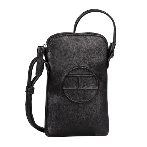 TOM TAILOR Rosabel Damen Handytasche Umhängetasche Mittelgroß Schwarz von TOM TAILOR