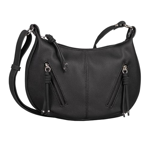 TOM TAILOR Caia Damen Umhängetasche Crossbody Bag Klein Schwarz TOM TAILOR Caia Damen Umhängetasche Crossbody Bag Klein Schwarz von TOM TAILOR