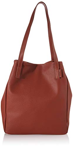 TOM TAILOR Denim Arona Damen Shopper Umhängetasche Groß Cognac Braun von TOM TAILOR