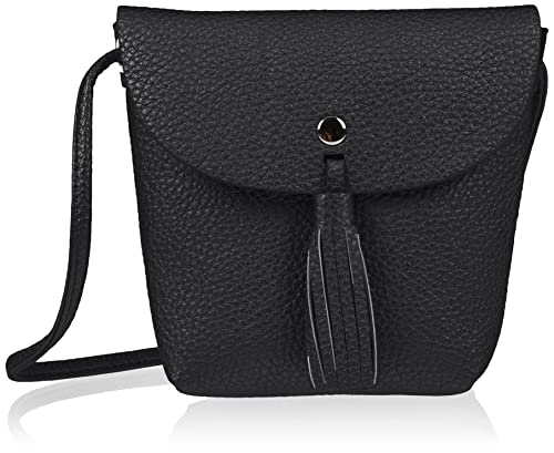 TOM TAILOR Denim Ida Damen Umhängetasche Umschlagtasche Klein Schwarz von TOM TAILOR