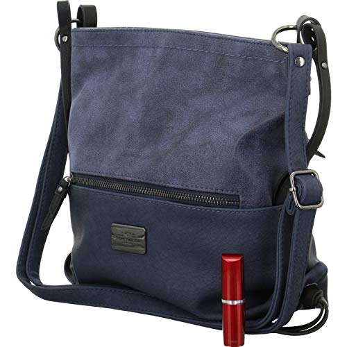 TOM TAILOR Elin Damen Umhängetasche Crossbody Bag Mittelgroß Blau TOM TAILOR Elin Damen Umhängetasche Crossbody Bag Mittelgroß Blau von TOM TAILOR