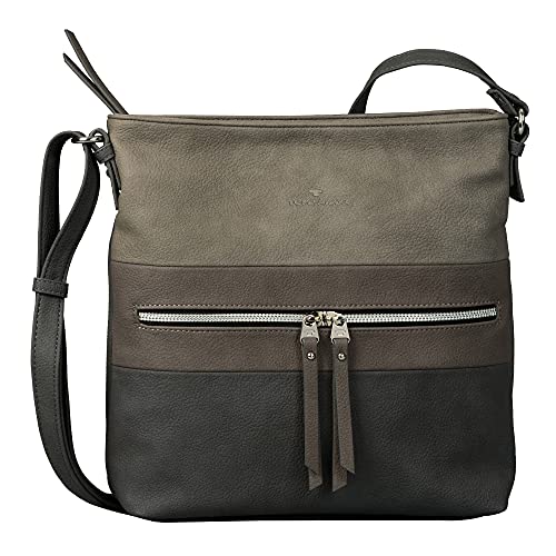 TOM TAILOR Ellen Damen Umhängetasche Crossbody Bag Groß Grey von TOM TAILOR