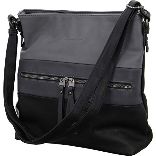 TOM TAILOR Ellen Damen Umhängetasche Crossbody Bag Groß Schwarz von TOM TAILOR