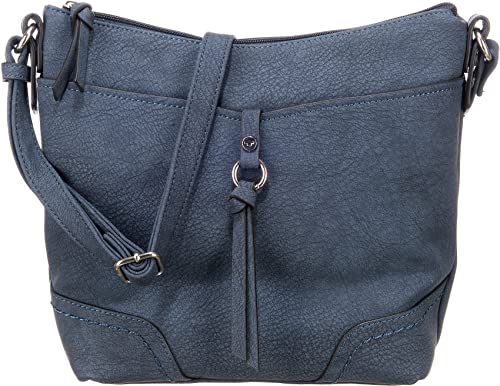 TOM TAILOR Imeri Damen Umhängetasche Crossbody Bag Klein Blau TOM TAILOR Imeri Damen Umhängetasche Crossbody Bag Klein Blau von TOM TAILOR