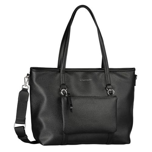 TOM TAILOR Jamila Damen Shopper Umhängetasche Reißverschluss Groß Schwarz TOM TAILOR Jamila Damen Shopper Umhängetasche Reißverschluss Groß Schwarz von TOM TAILOR