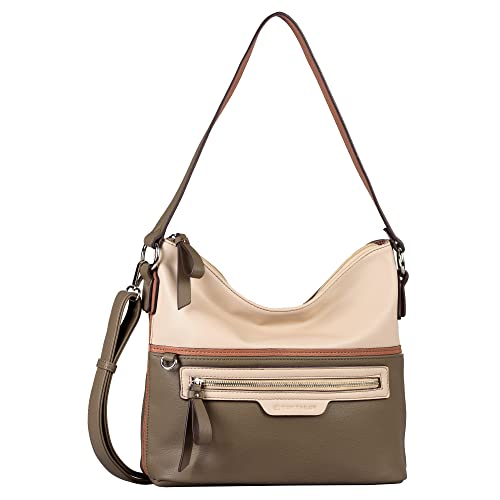 TOM TAILOR Jule Damen Hobo Bag Schultertasche Mittelgroß Beige TOM TAILOR Jule Damen Hobo Bag Schultertasche Mittelgroß Beige von TOM TAILOR