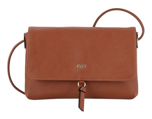 TOM TAILOR Luna Damen Überschlagtasche Umhängetasche Klein Cognac Braun TOM TAILOR Luna Damen Überschlagtasche Umhängetasche Klein Cognac Braun von TOM TAILOR