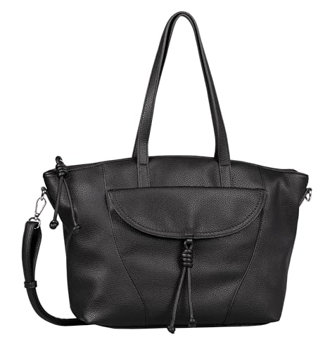 TOM TAILOR Malia Damen Shopper Umhängetasche Reißverschluss Groß Schwarz TOM TAILOR Malia Damen Shopper Umhängetasche Reißverschluss Groß Schwarz von TOM TAILOR