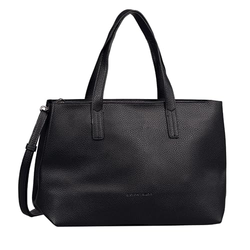 TOM TAILOR Marla Damen Shopper Umhängetasche Reißverschluss Mittelgroß Schwarz TOM TAILOR Marla Damen Shopper Umhängetasche Reißverschluss Mittelgroß Schwarz von TOM TAILOR