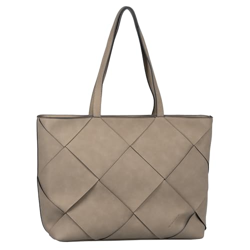 TOM TAILOR Maya Damen Shopper Umhängetasche Reißverschluss Groß Beige TOM TAILOR Maya Damen Shopper Umhängetasche Reißverschluss Groß Beige von TOM TAILOR