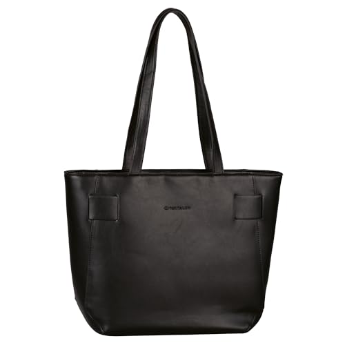 TOM TAILOR Paige Damen Shopper Umhängetasche Reißverschluss Mittelgroß Schwarz TOM TAILOR Paige Damen Shopper Umhängetasche Reißverschluss Mittelgroß Schwarz von TOM TAILOR