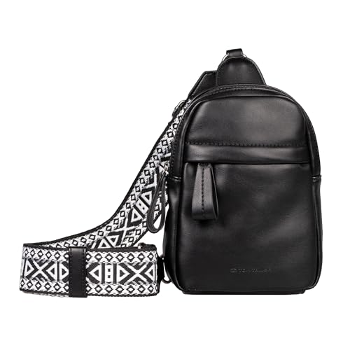 TOM TAILOR Palina Damen Handtasche Sling Bag Rucksack, 2 L Schwarz TOM TAILOR Palina Damen Handtasche Sling Bag Rucksack, 2 L Schwarz von TOM TAILOR