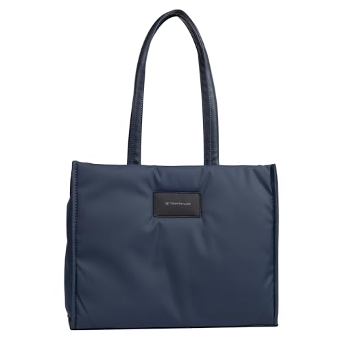 TOM TAILOR Patti Damen Shopper Umhängetasche Reißverschluss Groß Blau von TOM TAILOR