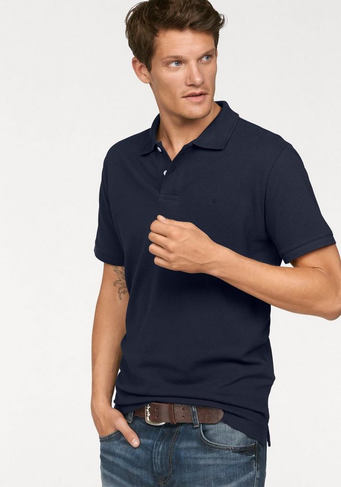TOM TAILOR Poloshirt Basic Baumwoll-Piqué TOM TAILOR Poloshirt Basic Baumwoll-Piqué von TOM TAILOR
