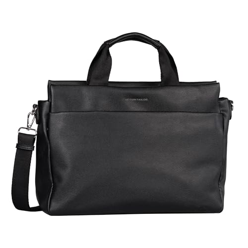 TOM TAILOR Rella Damen Shopper Umhängetasche Reißverschluss Groß Schwarz TOM TAILOR Rella Damen Shopper Umhängetasche Reißverschluss Groß Schwarz von TOM TAILOR