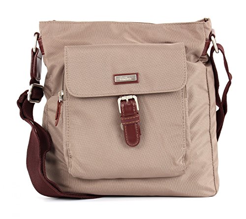 TOM TAILOR Rina Damen Hobo Bag Schultertasche Mittelgroß Beige von TOM TAILOR