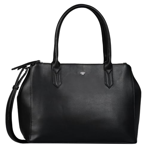 TOM TAILOR Roma Damen Shopper Umhängetasche Reißverschluss Mittelgroß Schwarz TOM TAILOR Roma Damen Shopper Umhängetasche Reißverschluss Mittelgroß Schwarz von TOM TAILOR
