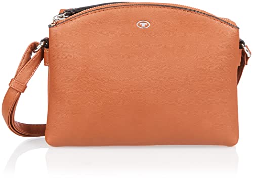 TOM TAILOR Roma Damen Umhängetasche Crossbody Bag Klein Cognac Braun von TOM TAILOR