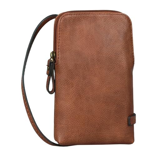 TOM TAILOR Rubiana Damen Handytasche Umhängetasche Mittelgroß Cognac Braun TOM TAILOR Rubiana Damen Handytasche Umhängetasche Mittelgroß Cognac Braun von TOM TAILOR