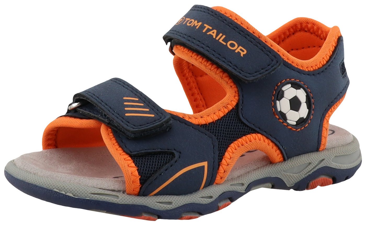 TOM TAILOR Sandale, Klettschuh, Sommerschuh, Trekkingschuh mit Fußballmotiv TOM TAILOR Sandale, Klettschuh, Sommerschuh, Trekkingschuh mit Fußballmotiv von TOM TAILOR