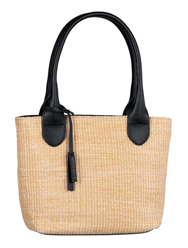 TOM TAILOR Sharon Damen Shopper Umhängetasche Reißverschluss Mittelgroß Schwarz TOM TAILOR Sharon Damen Shopper Umhängetasche Reißverschluss Mittelgroß Schwarz von TOM TAILOR