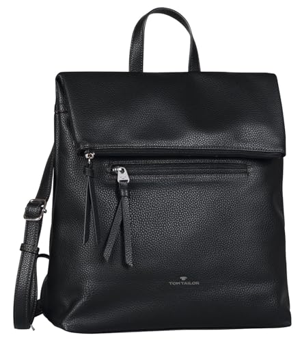 TOM TAILOR Tinna Damen City Rucksack Backpack, 12 L Schwarz TOM TAILOR Tinna Damen City Rucksack Backpack, 12 L Schwarz von TOM TAILOR