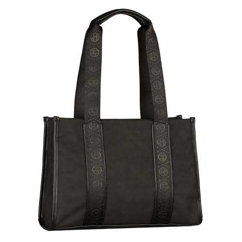 TOM TAILOR Yara Damen Shopper Umhängetasche Reißverschluss Groß Schwarz TOM TAILOR Yara Damen Shopper Umhängetasche Reißverschluss Groß Schwarz von TOM TAILOR