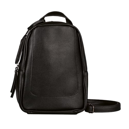 TOM TAILOR Adela Damen Handtasche Sling Bag Rucksack, 3 L Schwarz TOM TAILOR Adela Damen Handtasche Sling Bag Rucksack, 3 L Schwarz von TOM TAILOR