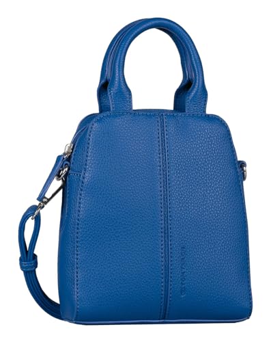 TOM TAILOR bags Dorine Damen Shopper Umhängetasche Reißverschluss Klein Blau von TOM TAILOR