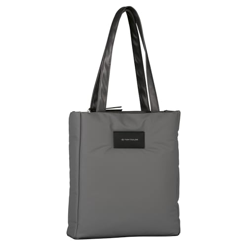 TOM TAILOR Patti Damen Shopper Umhängetasche Reißverschluss Mittelgroß Grau TOM TAILOR Patti Damen Shopper Umhängetasche Reißverschluss Mittelgroß Grau von TOM TAILOR