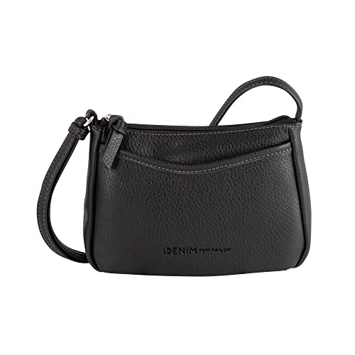 Tom Tailor Denim Cilia Damen Umhängetasche Crossbody Bag Klein Schwarz von TOM TAILOR