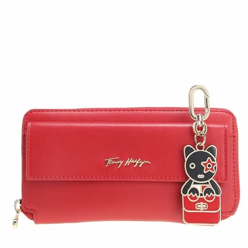 TOMMY HILFIGER Iconic Tommy Large Zip Around Wallet with Keyfob L Primary Red TOMMY HILFIGER Iconic Tommy Large Zip Around Wallet with Keyfob L Primary Red von TOMMY HILFIGER