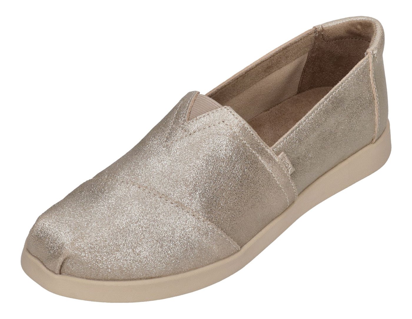 TOMS ALPARGATA PLUS Espadrille Champagne Metallic TOMS ALPARGATA PLUS Espadrille Champagne Metallic von TOMS