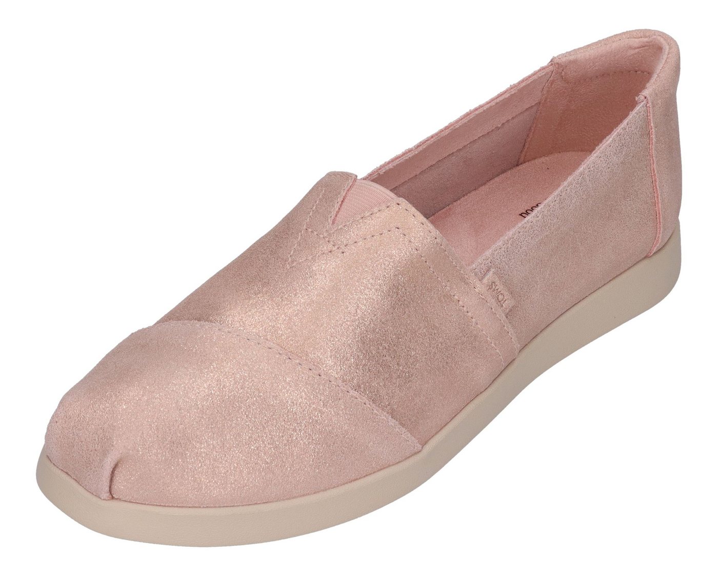 TOMS ALPARGATA PLUS Espadrille Pale Rose Metallic von TOMS