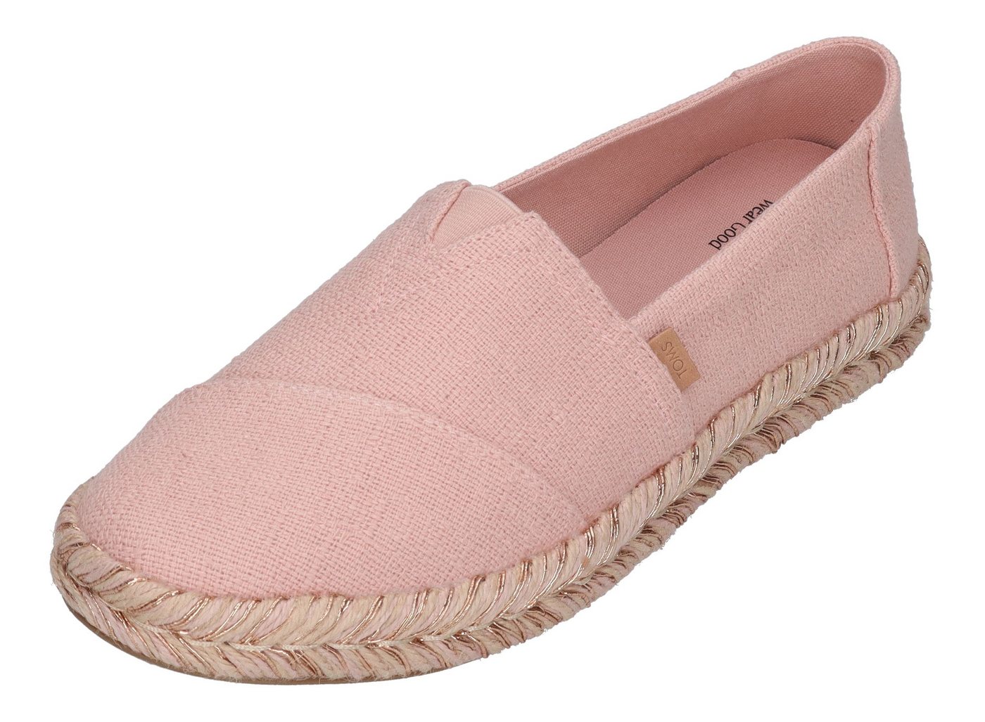 TOMS ALPARGATA ROPE 2.0 Espadrille Pale Rose Two Tone Slub TOMS ALPARGATA ROPE 2.0 Espadrille Pale Rose Two Tone Slub von TOMS