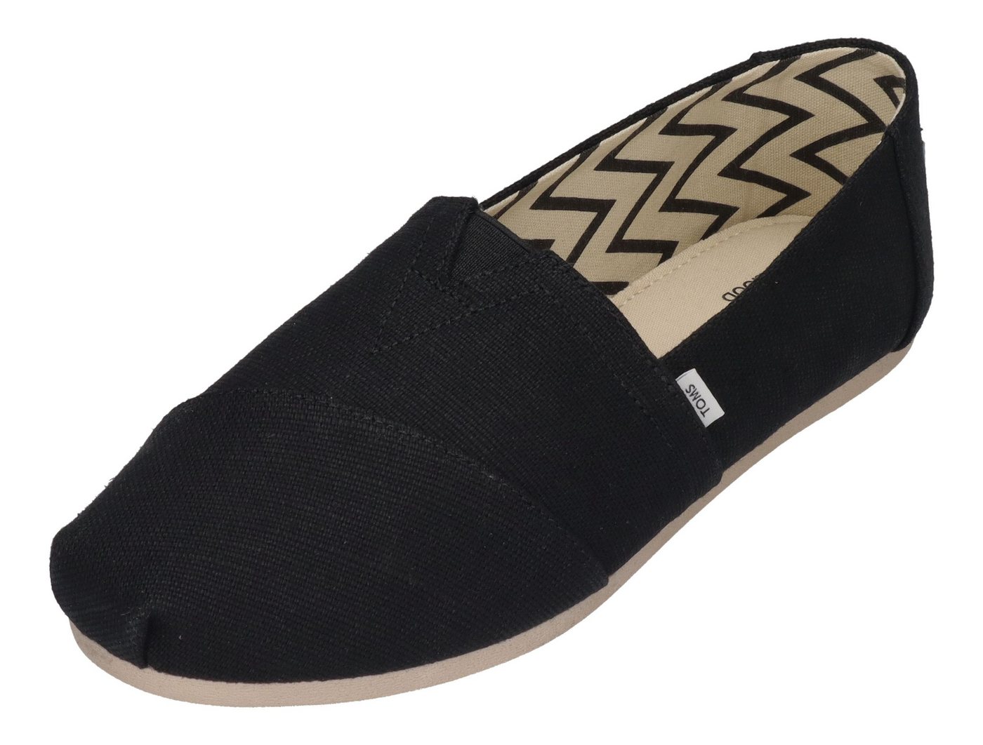 TOMS ALPARGATA WIDE Espadrille Black Wide Heritage Canvas TOMS ALPARGATA WIDE Espadrille Black Wide Heritage Canvas von TOMS