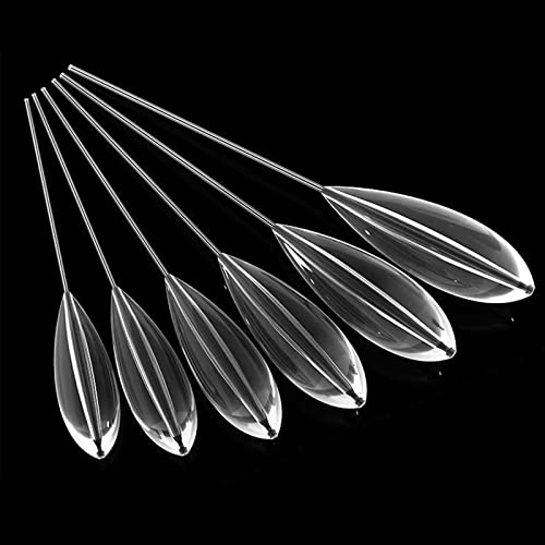 TONAUP Fishing Sbirolino Set, 6 Stück Langsam Sinkend 8-25g Angelzubehör Spirolino Forelle Forellenpose Set für Forellenteig und Spoons Forelle, durchsichtig TONAUP Fishing Sbirolino Set, 6 Stück Langsam Sinkend 8-25g Angelzubehör Spirolino Forelle Forellenpose Set für Forellenteig und Spoons Forelle, durchsichtig von TONAUP