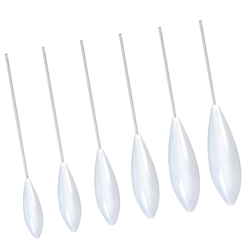 TONAUP Fishing Sbirolino Set, 6 Stück Schwimmende 8-30g Angelzubehör Spirolino Forelle Forellenpose Set für Forellenteig und Spoons Forelle, Einheitsgröße, Weiß TONAUP Fishing Sbirolino Set, 6 Stück Schwimmende 8-30g Angelzubehör Spirolino Forelle Forellenpose Set für Forellenteig und Spoons Forelle, Einheitsgröße, Weiß von TONAUP