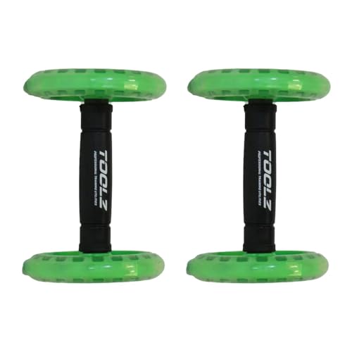 TOOLZ Exercise Wheel - Dual - Bauchroller zur Kräftigung des Oberkörpers - AB Roller mit Anti-Rutsch Grip TOOLZ Exercise Wheel - Dual - Bauchroller zur Kräftigung des Oberkörpers - AB Roller mit Anti-Rutsch Grip von TOOLZ
