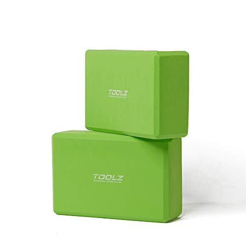TOOLZ Yoga Block – Yogablock Set zur Unterstützung von einfachen & komplexen Yogaübungen – 2 Yoga-Klötze aus EVA-Schaum TOOLZ Yoga Block – Yogablock Set zur Unterstützung von einfachen & komplexen Yogaübungen – 2 Yoga-Klötze aus EVA-Schaum von TOOLZ