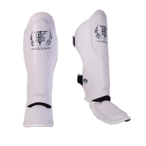 Top King Pro Schienbeinschoner aus Leder für Muay Thai Top King Pro Schienbeinschoner aus Leder für Muay Thai von TOP KING Boxing