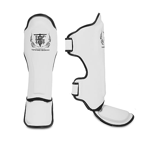 Top King Pro Schienbeinschoner aus Leder für Muay Thai Top King Pro Schienbeinschoner aus Leder für Muay Thai von TOP KING Boxing